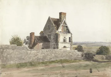 Vestiges de Parton Hall, Staffordshire, 1820